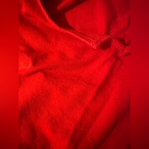 Red crop top size m